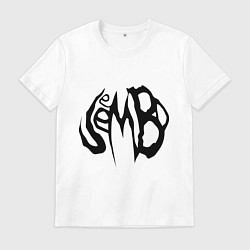 Футболка хлопковая мужская JEEMBO, цвет: белый