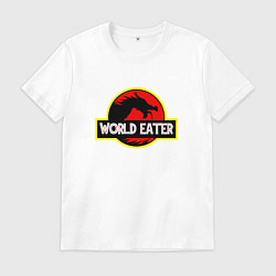 Футболка хлопковая мужская TES: World Eater, цвет: белый