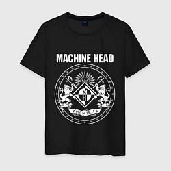 Футболка хлопковая мужская Machine Head MCMXCII, цвет: черный