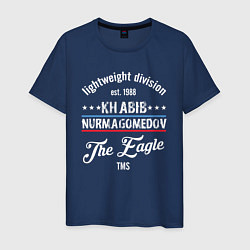 Футболка хлопковая мужская Khabib Nurmagomedov est. 1988, цвет: тёмно-синий