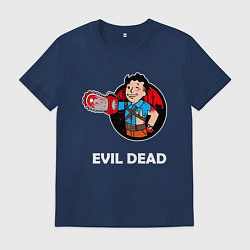 Футболка хлопковая мужская Fallout: Evil Dead, цвет: тёмно-синий