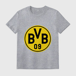 Футболка хлопковая мужская BVB 09, цвет: меланж