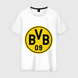 Футболка хлопковая мужская BVB 09, цвет: белый