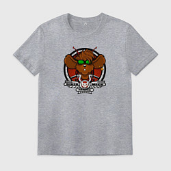 Футболка хлопковая мужская Biker Mice from Mars Throttle, цвет: меланж