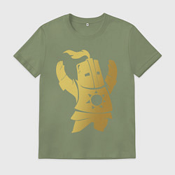 Футболка хлопковая мужская Praise the Sun!, цвет: авокадо