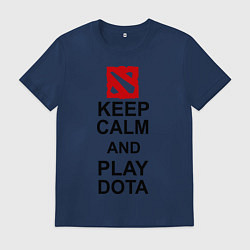 Мужская футболка Keep Calm & Play Dota