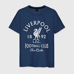 Футболка хлопковая мужская Liverpool: Football Club, цвет: тёмно-синий