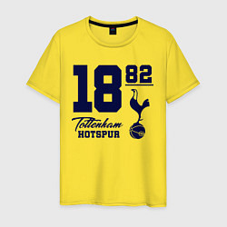 Футболка хлопковая мужская FC Tottenham 1882, цвет: желтый