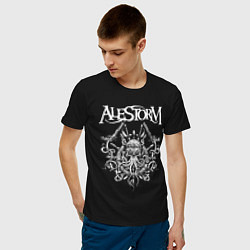 Футболка хлопковая мужская Alestorm: Pirate Bay цвета черный — фото 2