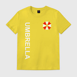 Футболка хлопковая мужская UMBRELLA CORP, цвет: желтый
