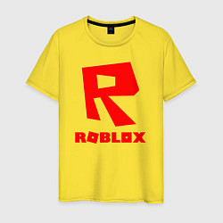 Футболка хлопковая мужская ROBLOX, цвет: желтый