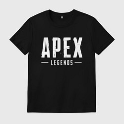 Футболка хлопковая мужская Apex Legends, цвет: черный