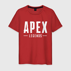 Футболка хлопковая мужская Apex Legends, цвет: красный
