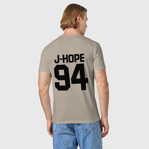 Мужская футболка BTS J-HOPE / Миндальный – фото 4