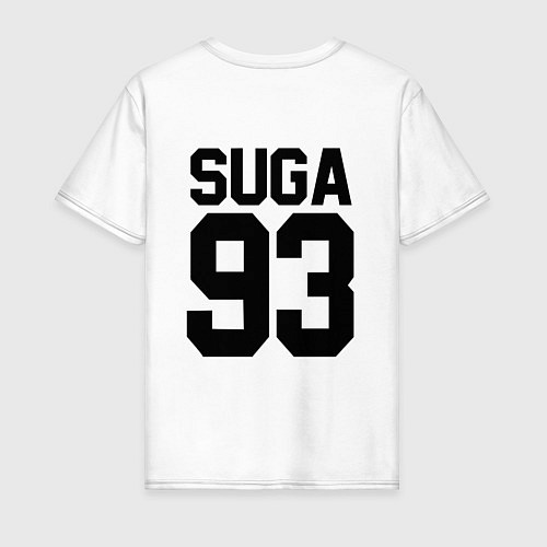Мужская футболка BTS SUGA / Белый – фото 2