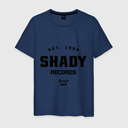 Футболка хлопковая мужская Shady records, цвет: тёмно-синий
