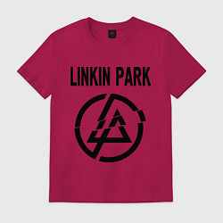 Футболка хлопковая мужская Linkin Park, цвет: маджента