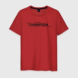 Футболка хлопковая мужская Apex legends: Champion, цвет: красный