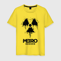 Футболка хлопковая мужская METRO EXODUS, цвет: желтый