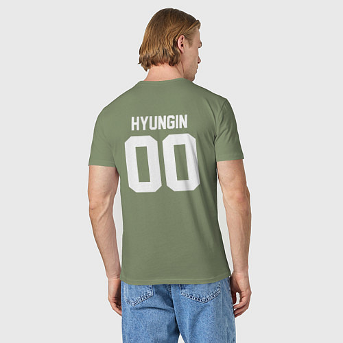 Мужская футболка STRAY KIDS HYUNGIN / Авокадо – фото 4