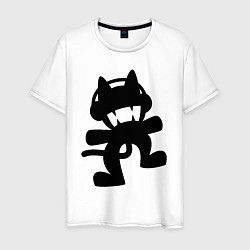 Футболка хлопковая мужская MONSTERCAT, цвет: белый