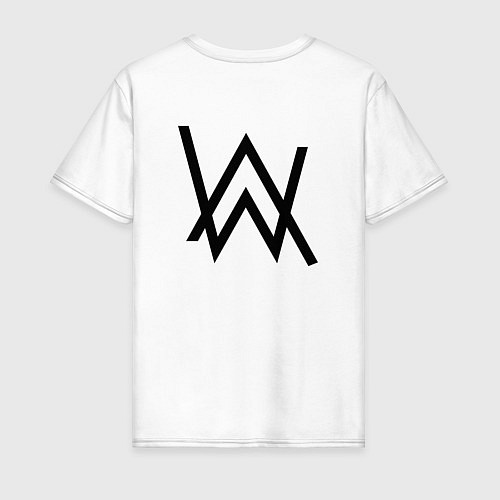 Мужская футболка ALAN WALKER x MARSHMELLO / Белый – фото 2