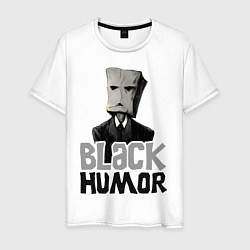 Футболка хлопковая мужская Black Humor, цвет: белый