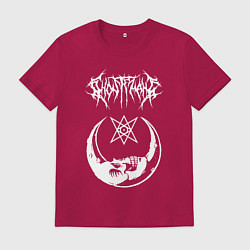 Футболка хлопковая мужская GHOSTEMANE, цвет: маджента