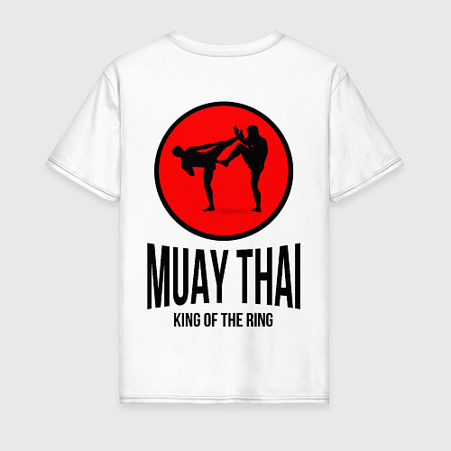 Мужская футболка Muay Thai fight / Белый – фото 2
