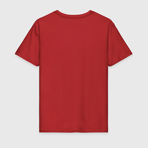 Мужская футболка Чипсеки: кот-мем / Красный – фото 2