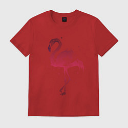 Футболка хлопковая мужская Flamingo, цвет: красный