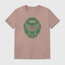 Футболка хлопковая мужская Slayers Club, цвет: пыльно-розовый