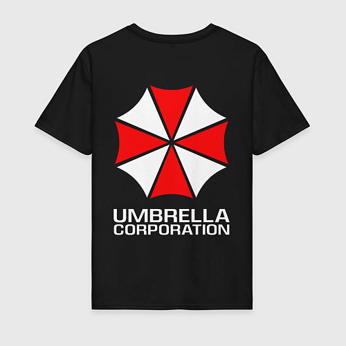 Мужская футболка UMBRELLA CORP / Черный – фото 2