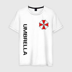 Футболка хлопковая мужская UMBRELLA CORP, цвет: белый