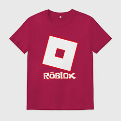 Футболка хлопковая мужская ROBLOX, цвет: маджента