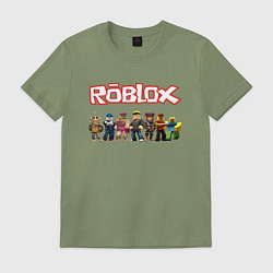 Футболка хлопковая мужская ROBLOX, цвет: авокадо