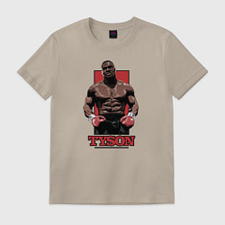 Футболка хлопковая мужская Tyson, цвет: миндальный