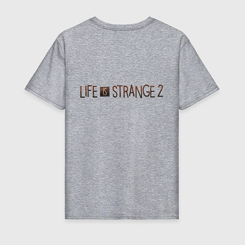 Мужская футболка Life is strange 2 / Меланж – фото 2