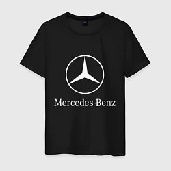 Футболка хлопковая мужская MERCEDES, цвет: черный