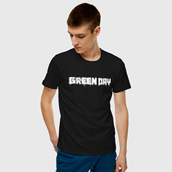 Футболка хлопковая мужская GreenDay цвета черный — фото 2