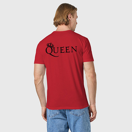 Мужская футболка Queen двусторонняя / Красный – фото 4