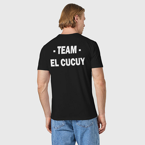 Мужская футболка TEAM EL CUCUY / Черный – фото 4