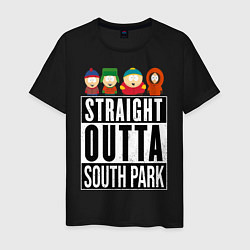Футболка хлопковая мужская SOUTH PARK, цвет: черный