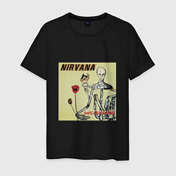 Футболка хлопковая мужская NIRVANA, цвет: черный