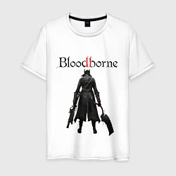 Футболка хлопковая мужская Bloodborne, цвет: белый