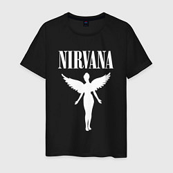 Футболка хлопковая мужская NIRVANA, цвет: черный