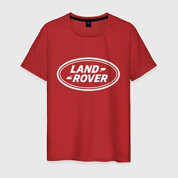 Футболка хлопковая мужская LAND ROVER, цвет: красный