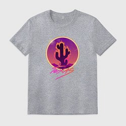 Футболка хлопковая мужская Texas Техас, цвет: меланж