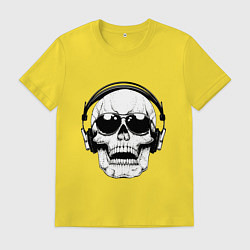 Мужская футболка Skull Music lover