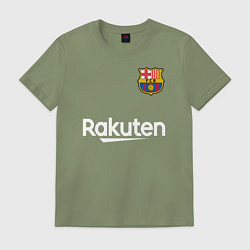 Футболка хлопковая мужская BARCELONA, цвет: авокадо